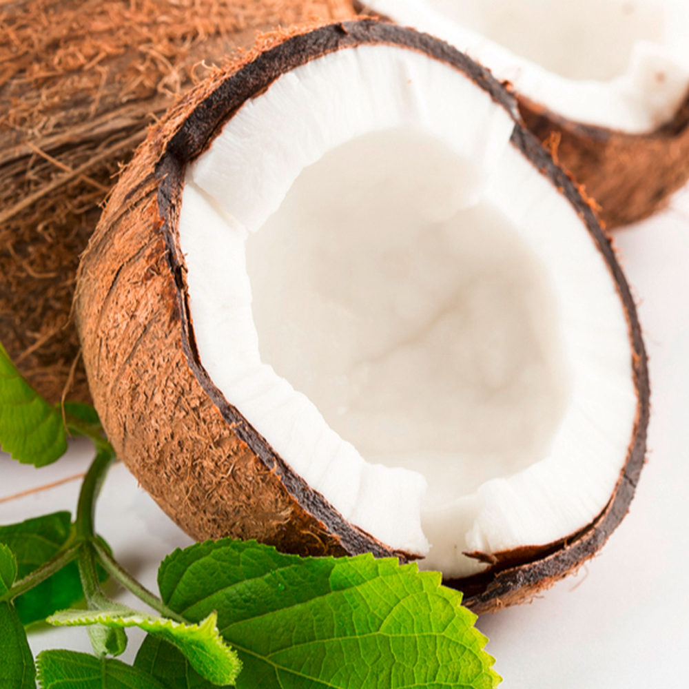 A l'huile de coco